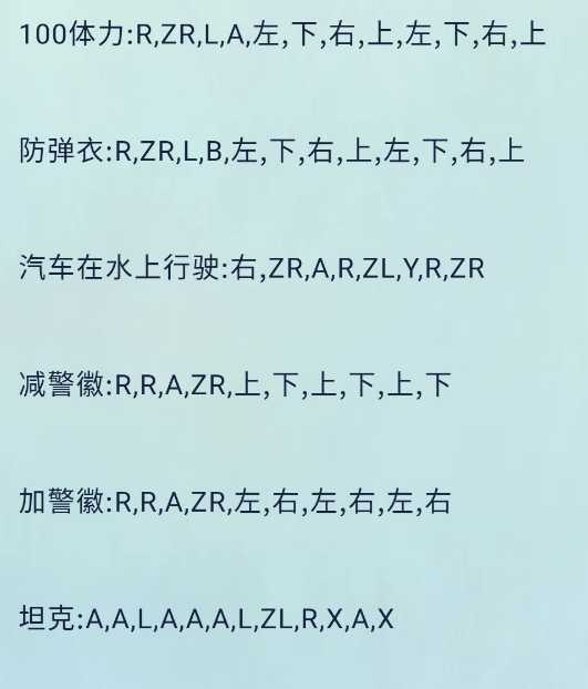switch金手指——《侠盗猎车手：罪恶都市》秘籍分享_0