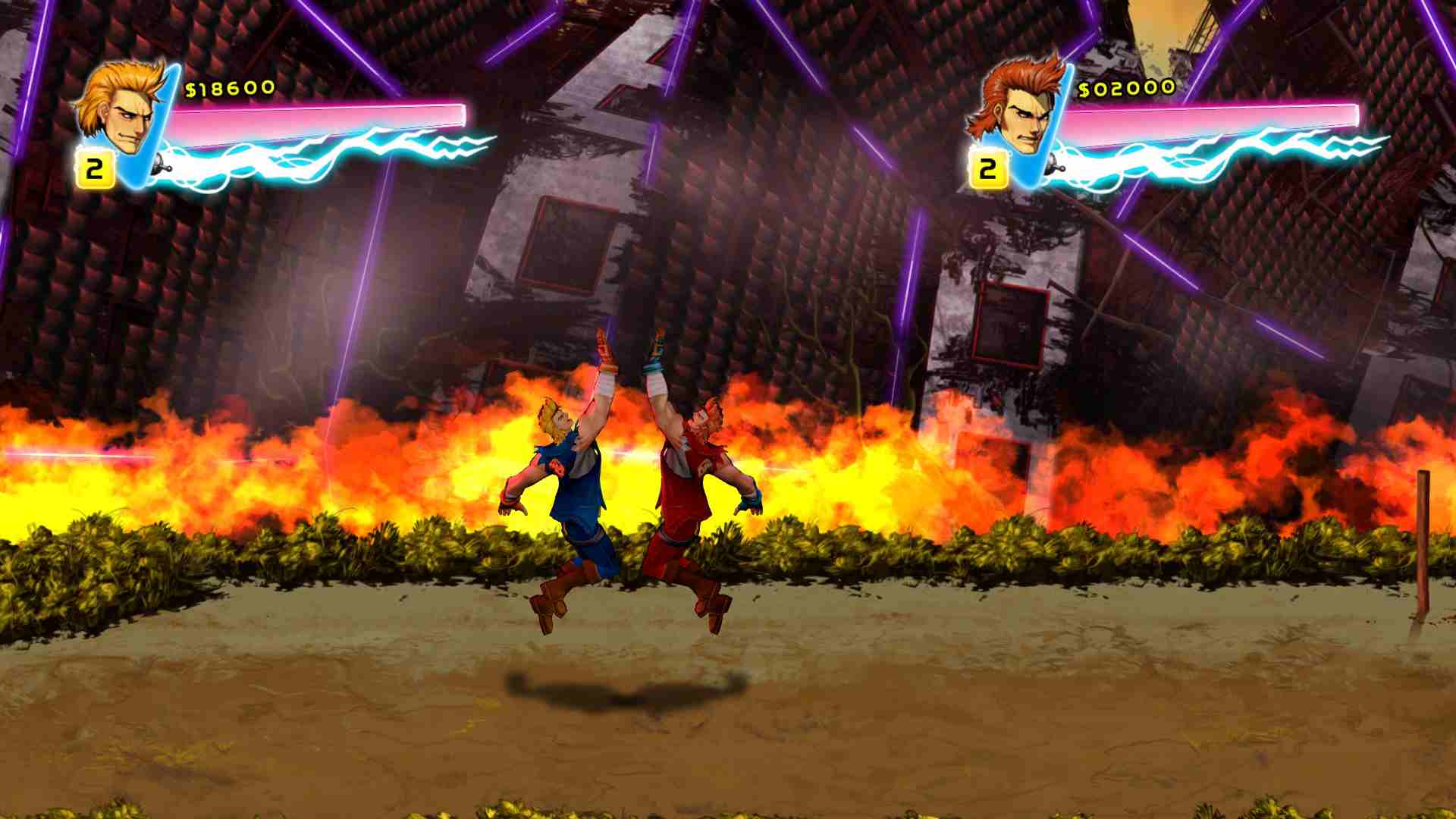 PC《双截龙：彩虹（Double Dragon : Neon）》免安装中文绿色版 下载_0