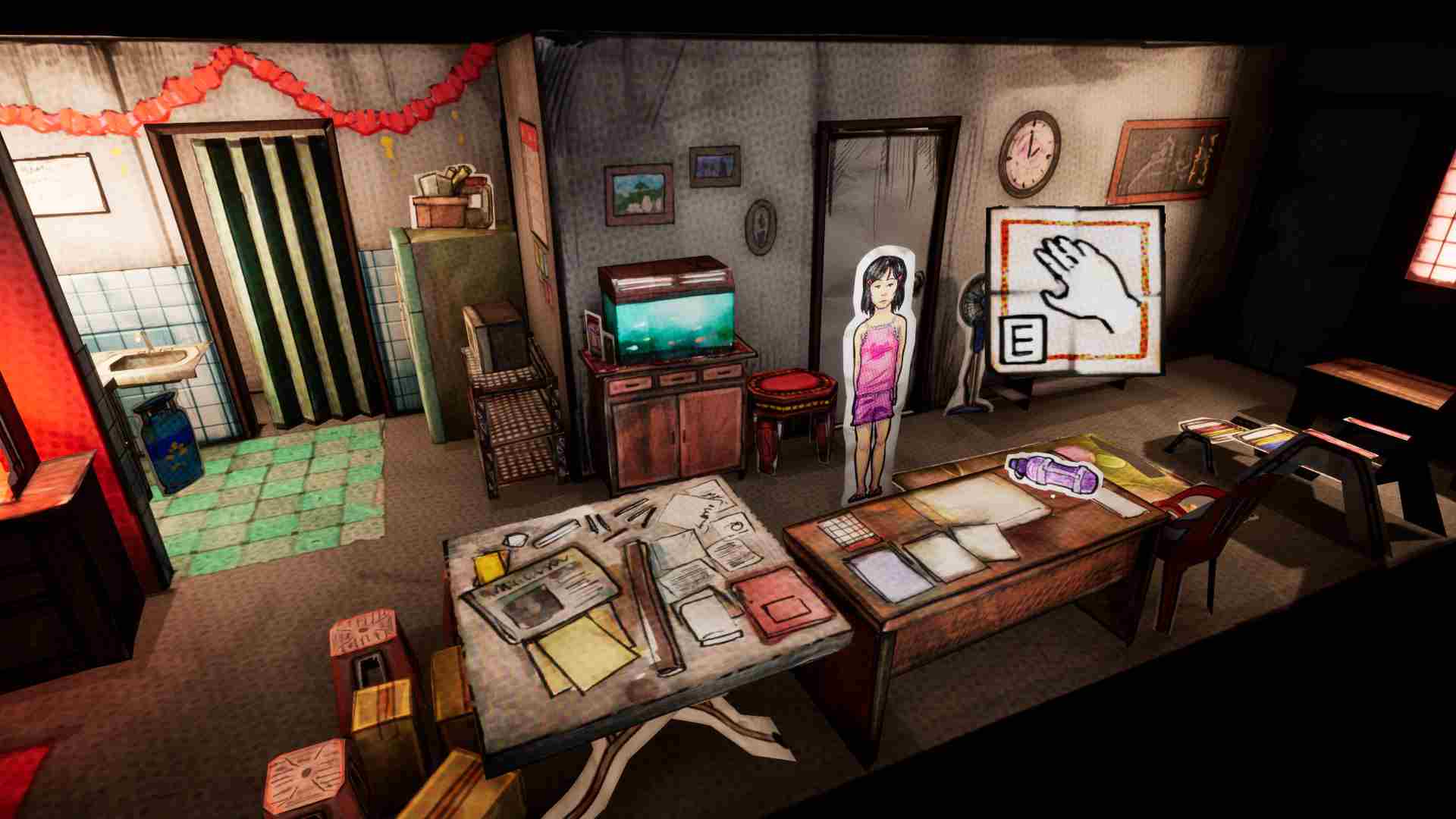 PC《纸鬼故事：晚上7点 Paper Ghost Stories 7PM》英文版下载_1