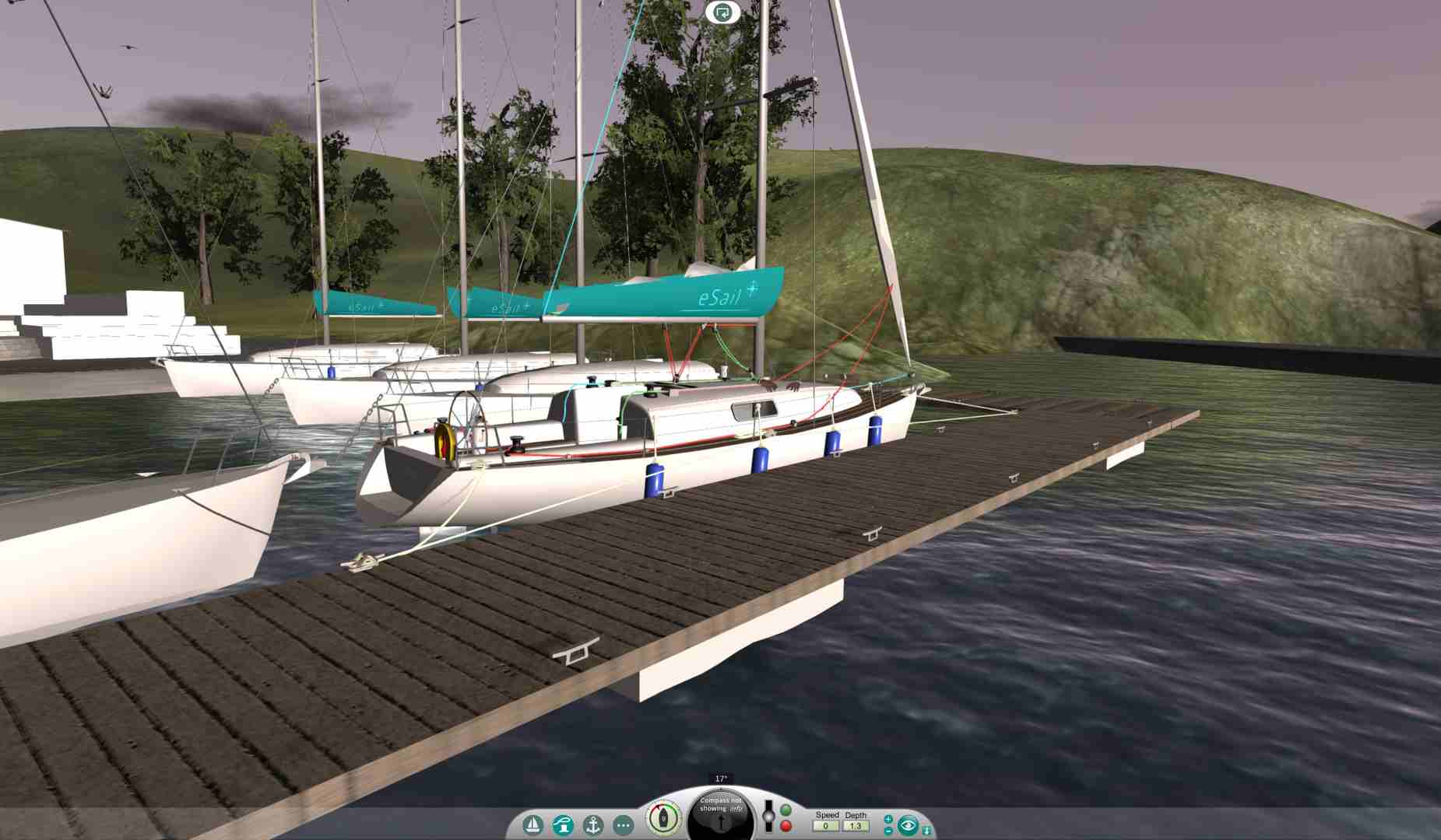 PC《帆船游艇模拟器 eSail Sailing Simulator》英文版下载_0
