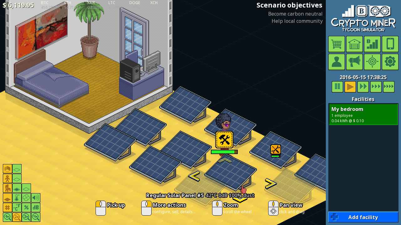 PC《加密货币矿工大亨模拟器 Crypto Miner Tycoon Simulator》英文版下载_0