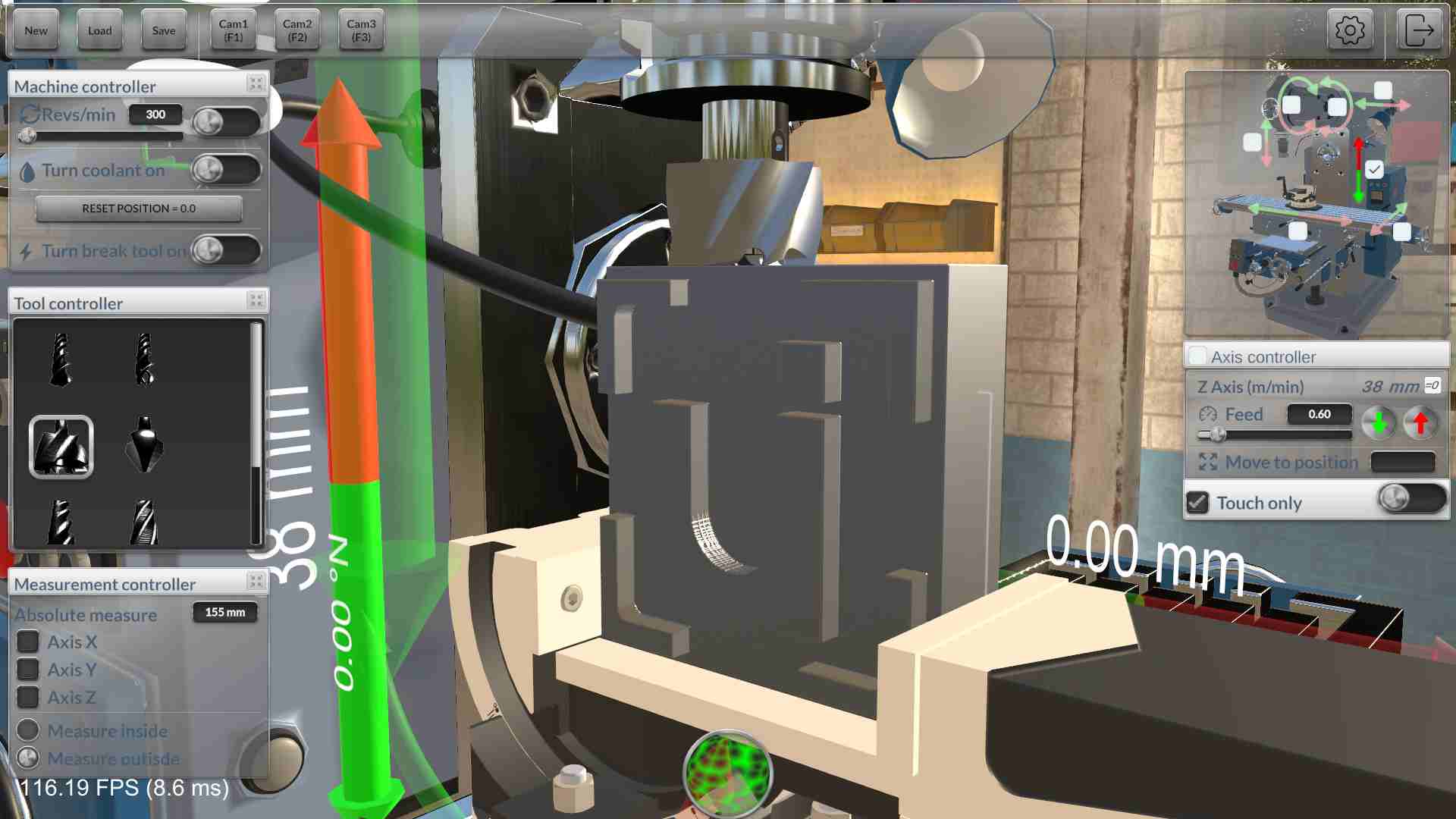 PC《铣削模拟器3D Milling machine 3D》英文版下载_0