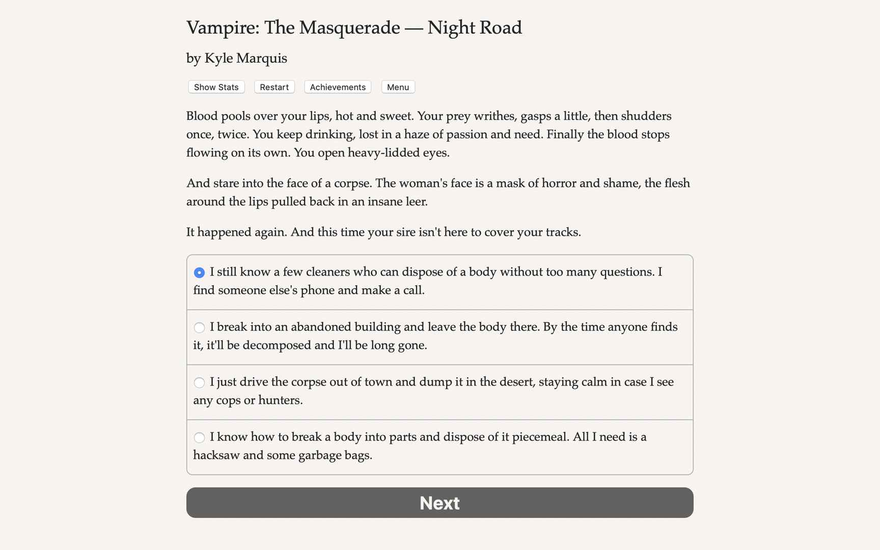 PC《吸血鬼：夜间之路 Vampire: The Masquerade — Night Road》英文版下载_0