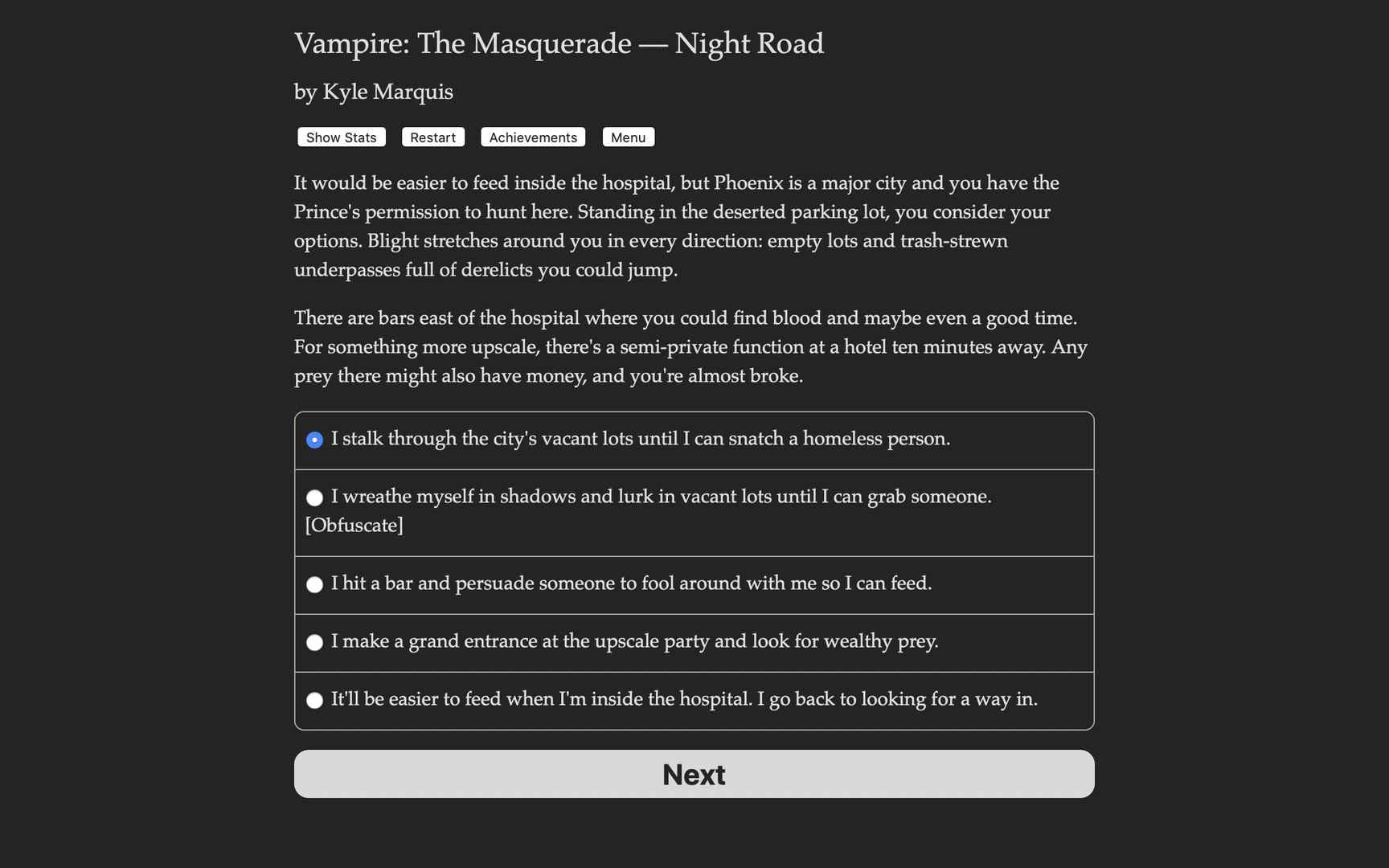 PC《吸血鬼：夜间之路 Vampire: The Masquerade — Night Road》英文版下载_1