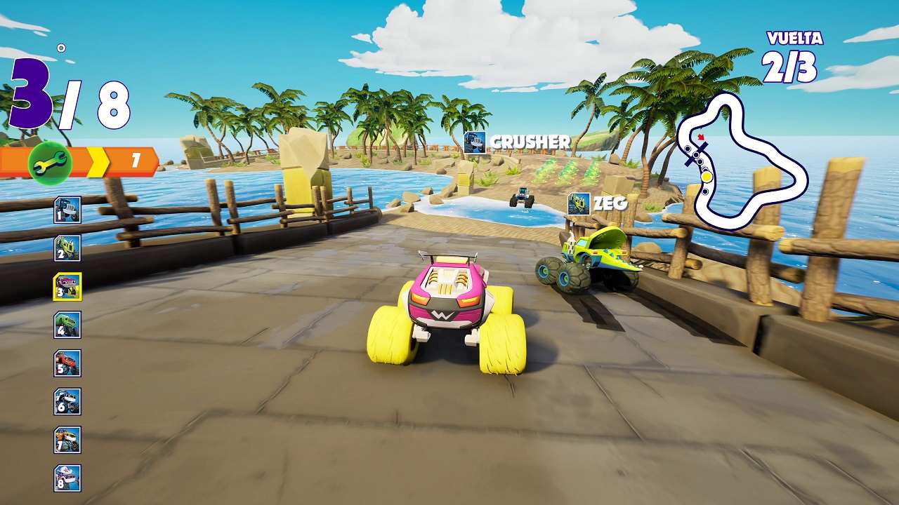 PC《旋风战车队：速度城赛车 Blaze and the Monster Machines：Axle City Racers》免安装中文版下载_0