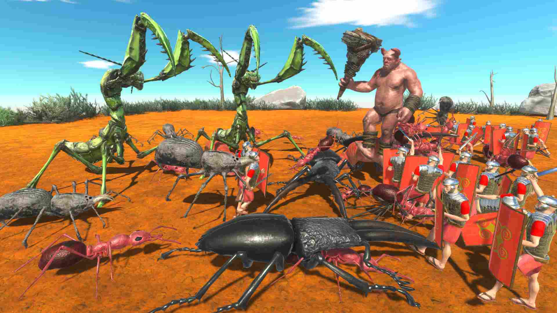 PC《动物战斗模拟器 Animal Revolt Battle Simulator》免安装中文版下载（v9.3加强九头蛇）_0