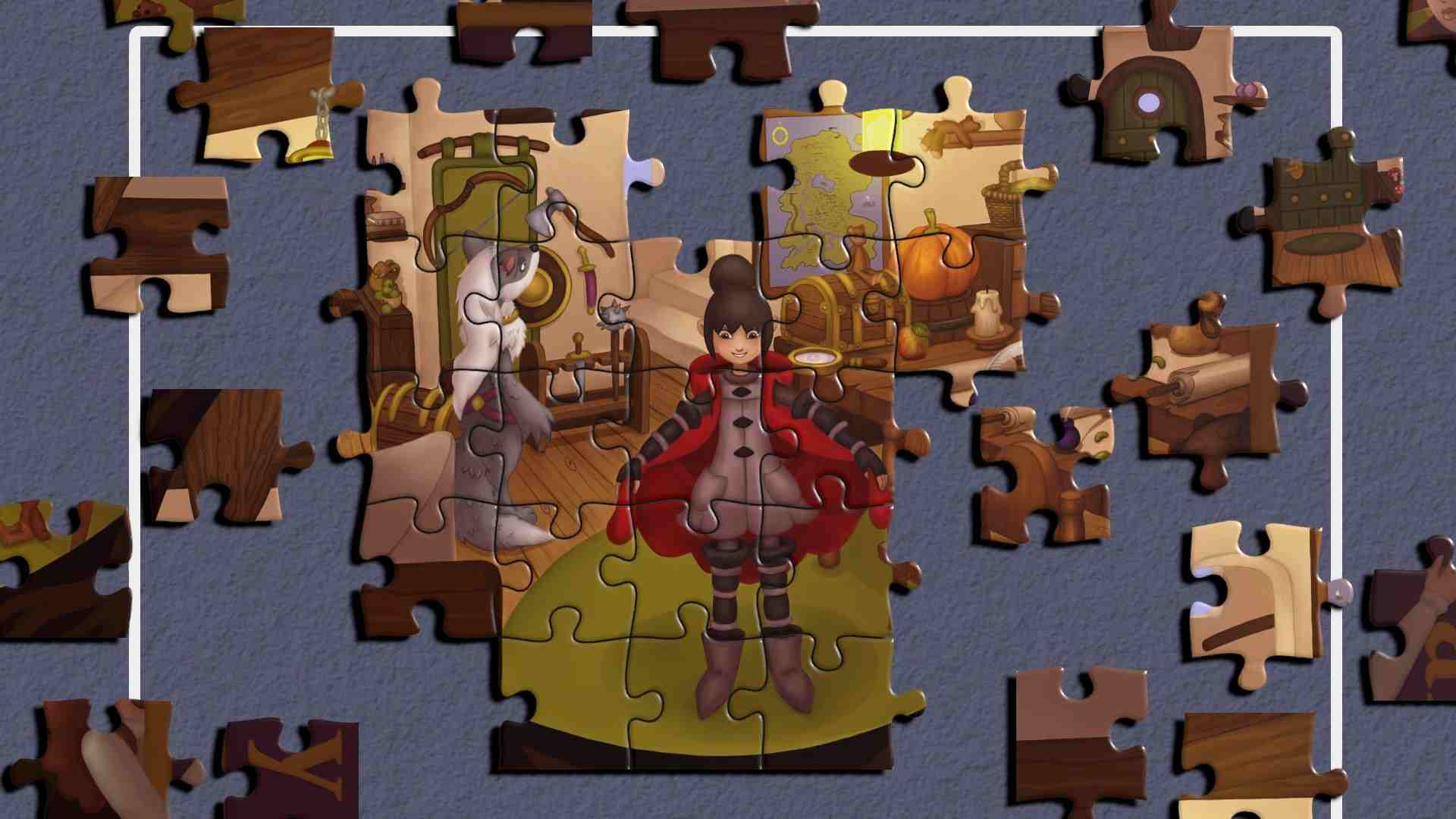 PC《狼与胡德历险记：拼图故事 The Adventures of Wolf and Hood A Jigsaw Tale》英文版下载_1